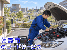 朝霞市のバッテリー上がり対応