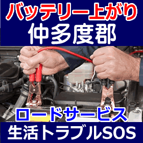仲多度郡のバッテリー上がり(ジャンピングでエンジン始動)