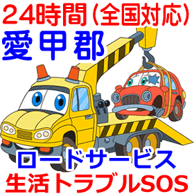 愛甲郡-愛川町・清川村のロードサービス(レッカー移動業者)