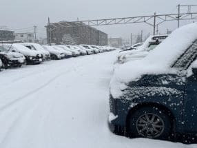 寒冷地の駐車場