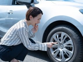 タイヤの状態確認