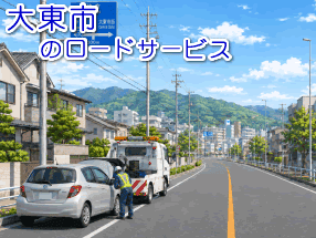 大東市のレッカー/ロードサービス