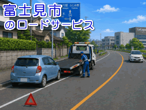 富士見市のレッカー／ロードサービス