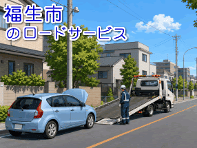 福生市のレッカー／ロードサービス