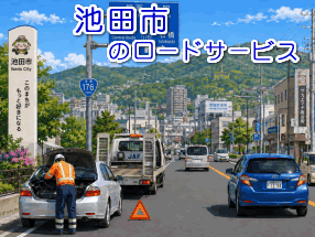 池田市のレッカー／ロードサービス