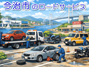 今治市のレッカー/ロードサービス