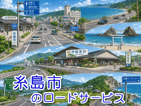 糸島市のレッカー／ロードサービス