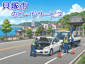 貝塚市のレッカー／ロードサービス