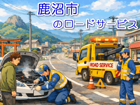 鹿沼市のレッカー／ロードサービス