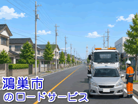 鴻巣市のレッカー／ロードサービス