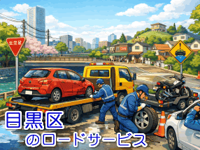 目黒区のレッカー/ロードサービス