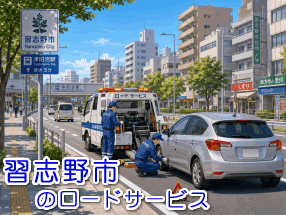 習志野市のレッカー/ロードサービス