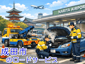 成田市のレッカー/ロードサービス