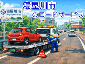 寝屋川市のレッカー/ロードサービス