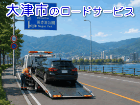 大津市のレッカー/ロードサービス