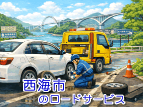 西海市のレッカー／ロードサービス
