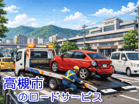 高槻市のレッカー／ロードサービス