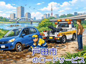 戸田市のレッカー／ロードサービス