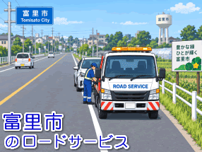 富里市のレッカー/ロードサービス