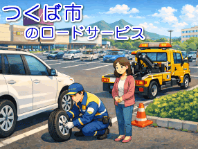 >つくば市のレッカー/ロードサービス