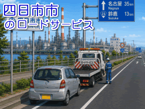 >四日市市のレッカー/ロードサービス